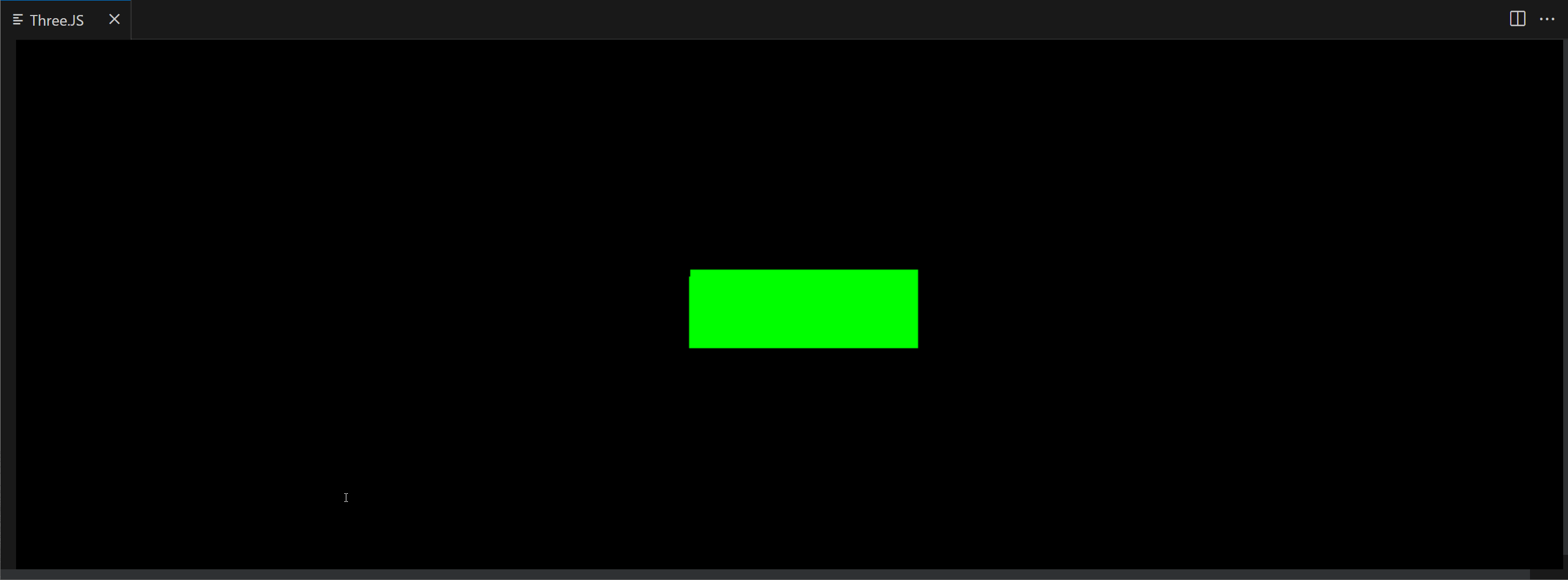 gif with three.js in VS Code webview